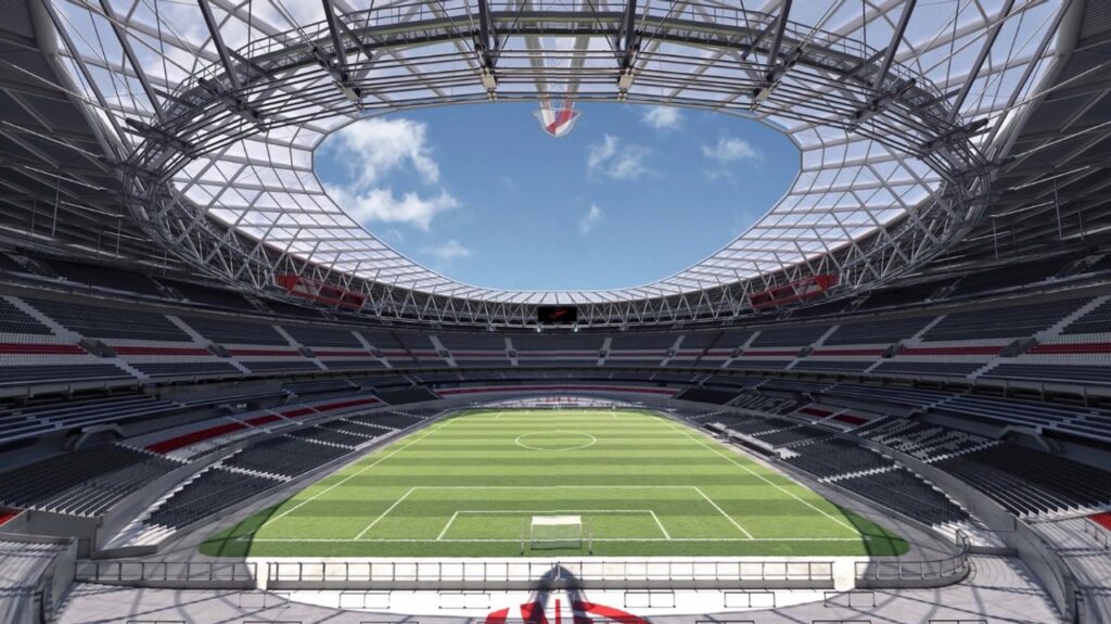 Locura total: River mostró cómo será el Monumental con techo para más de 100 mil personas y estallaron los hinchas