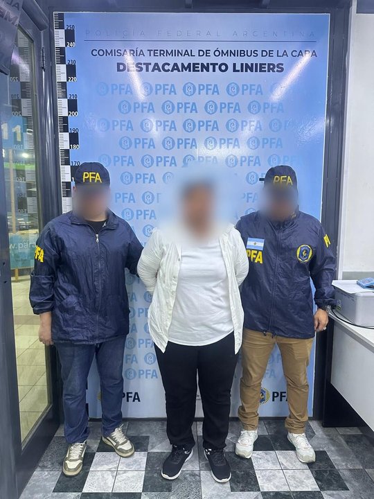 Una boliviana fue detenida en Liniers con 3,2 kilos de cocaína