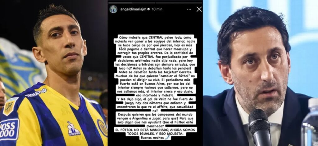 “Caretas, no pueden ni dirigir su club”: la fulminante respuesta de Di María a Milito y Racing