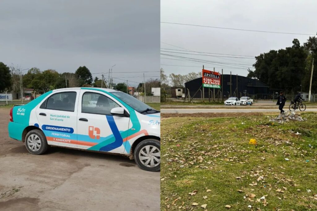 San Vicente: frenaron una obra vecinal y terminaron con albañiles detenidos