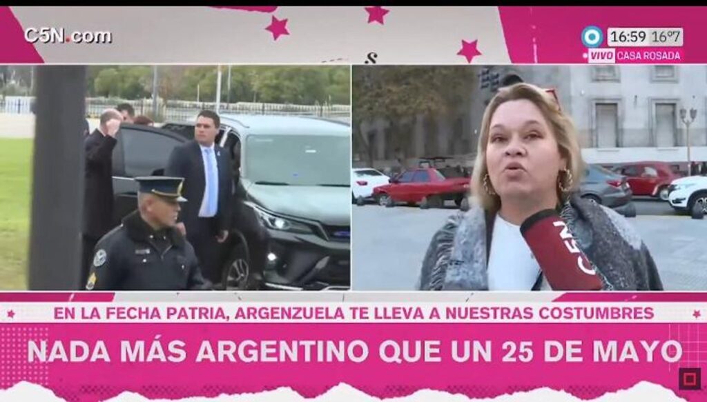 Una militante de CFK apareció en medio de la convocatoria libertaria y fulminó a Milei: “Te tenés que ir, sos una vergüenza”