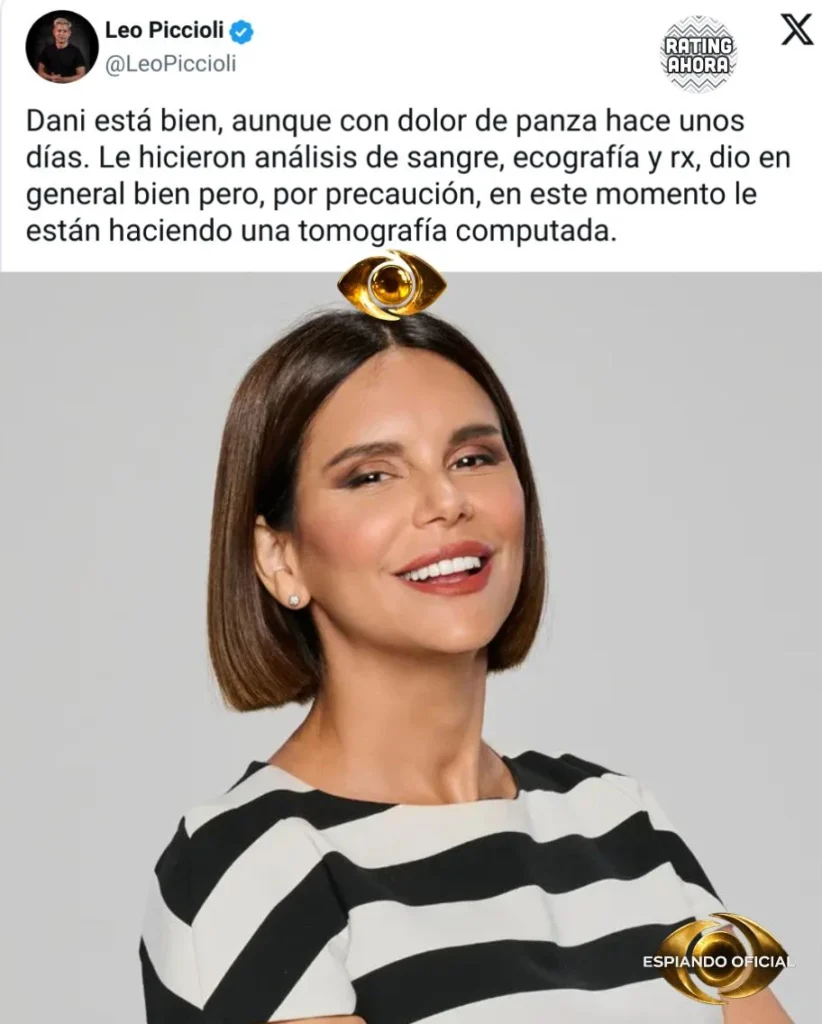 Preocupación por Daniela De Lucía en Gran Hermano: su marido habló sobre su salud y si sigue en competencia