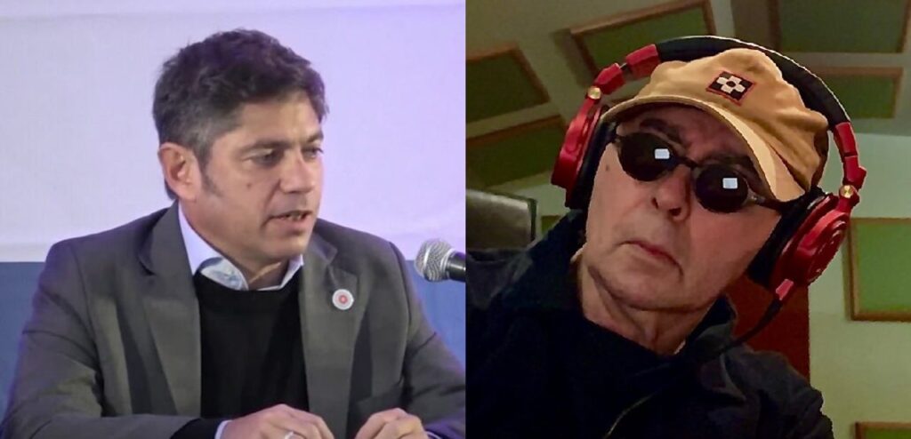 La teoría de las tres banderas que deja el Indio Solari: Axel Kicillof se quebró al despedirlo