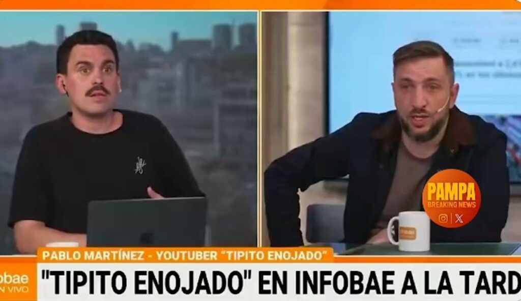 Youtuber libertario insistió con que el gobierno no ponía pauta y Manu Jove tuvo que explicarle