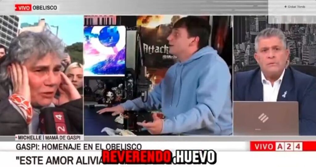 En el homenaje a Gaspi su madre dejó en claro que “le chupa un huevo si fue un atentado”