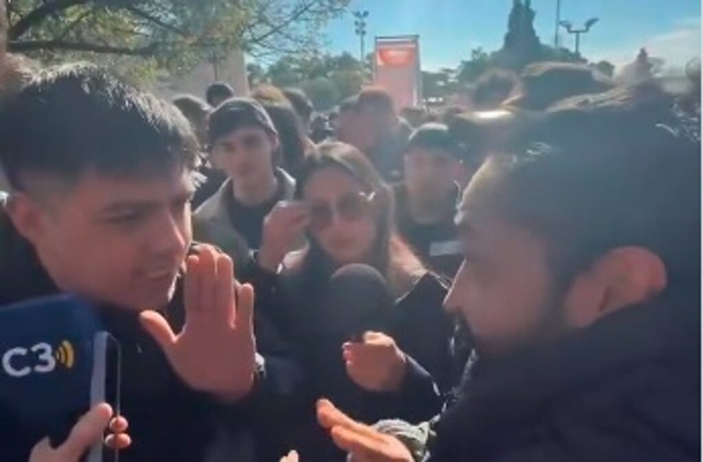 Un libertario aseguró que la harina no había aumentado pero no tenía idea de con quién estaba hablando