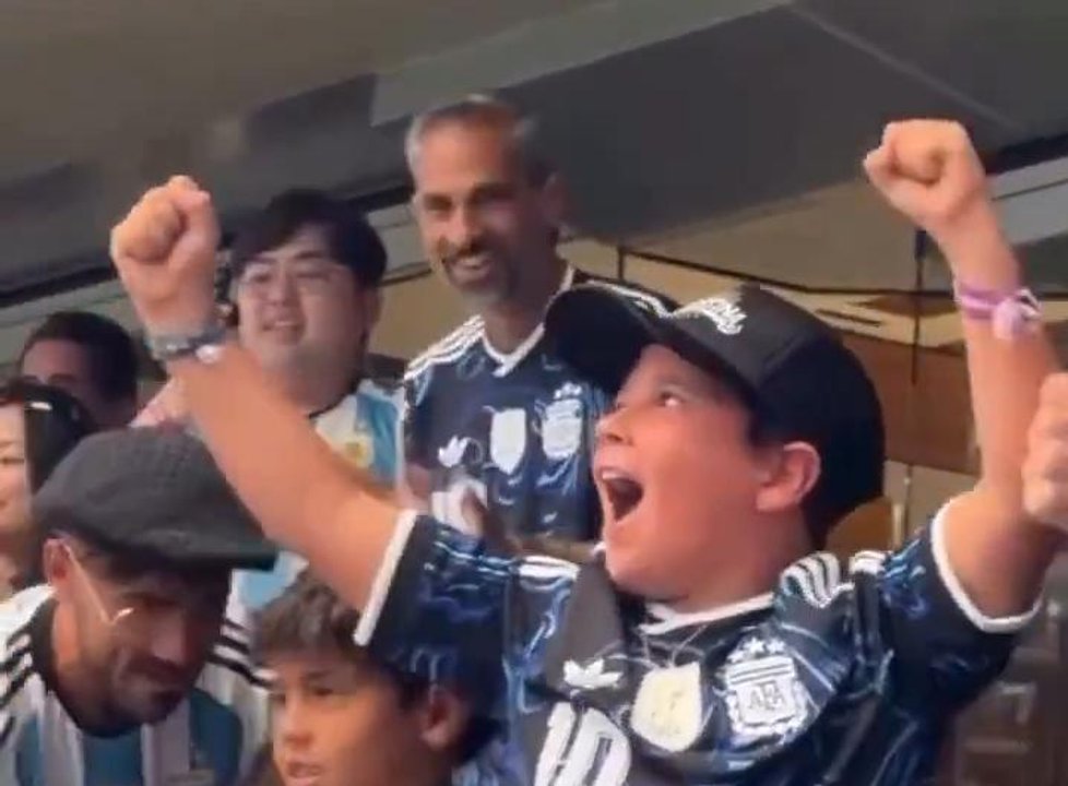 El alocado y apasionado festejo de Mateo Messi que enamoró a los fanáticos