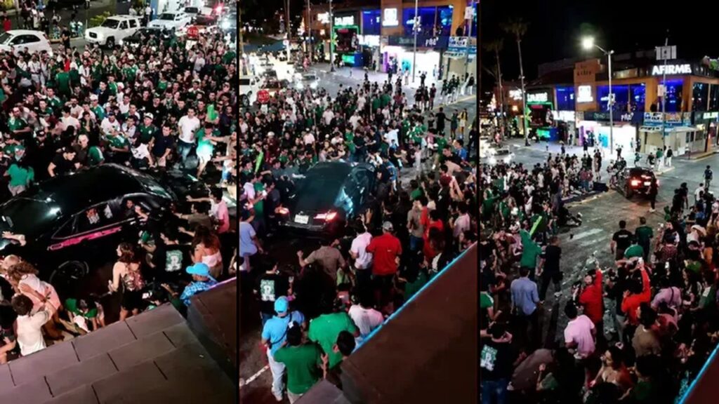 Sacado, atropelló a mexicanos que festejaban la goleada en el Mundial y dejó 17 heridos