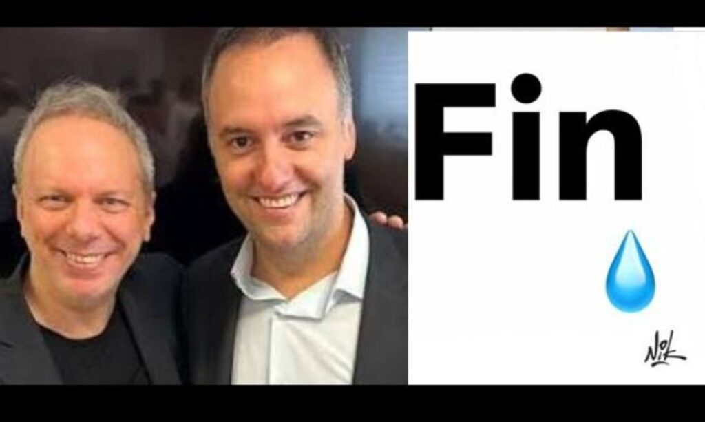 Papelonazo de Nik: se puso mal por la salida de Adorni, lo quiso despedir con una lágrima, pero lo acusaron de plagiar hasta su tristeza