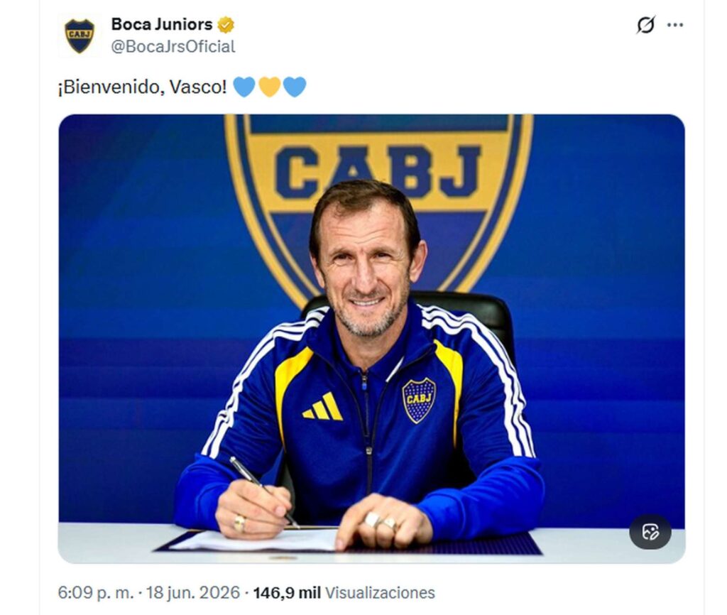 Boca confirmó la llegada de Arruabarrena como nuevo entrenador
