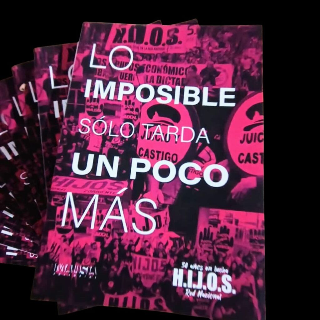 Presentan en Salta un libro colectivo por los 30 años de la organización nacional H.I.J.O.S.