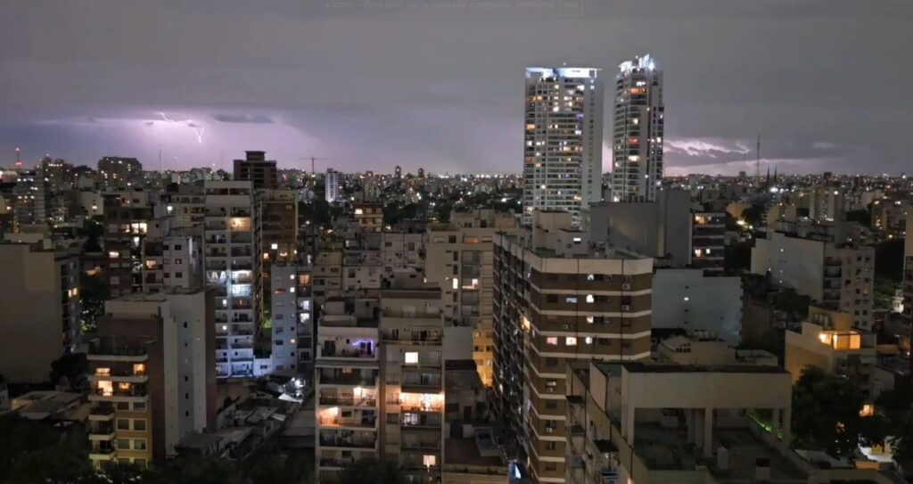 Impactantes videos de la fuerte tormenta y caída de granizo en el AMBA: primeros reportes