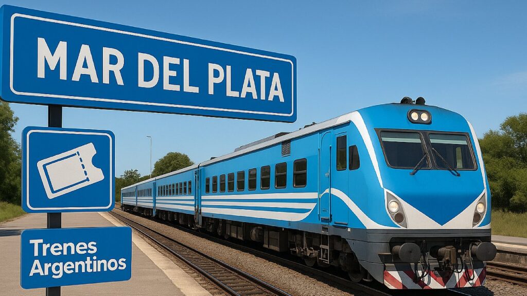 Cuánto cuesta un pasaje de tren de Buenos Aires a Mar del Plata en temporada