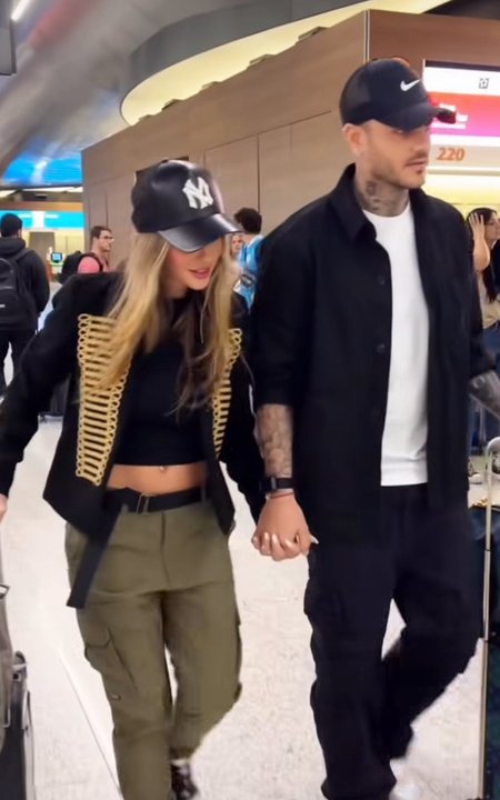 Mauro Icardi y la China Suárez volvieron solos a Turquía