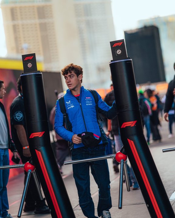 Fórmula 1: Colapinto terminó 16º en la práctica libre 2 del GP de Las Vegas