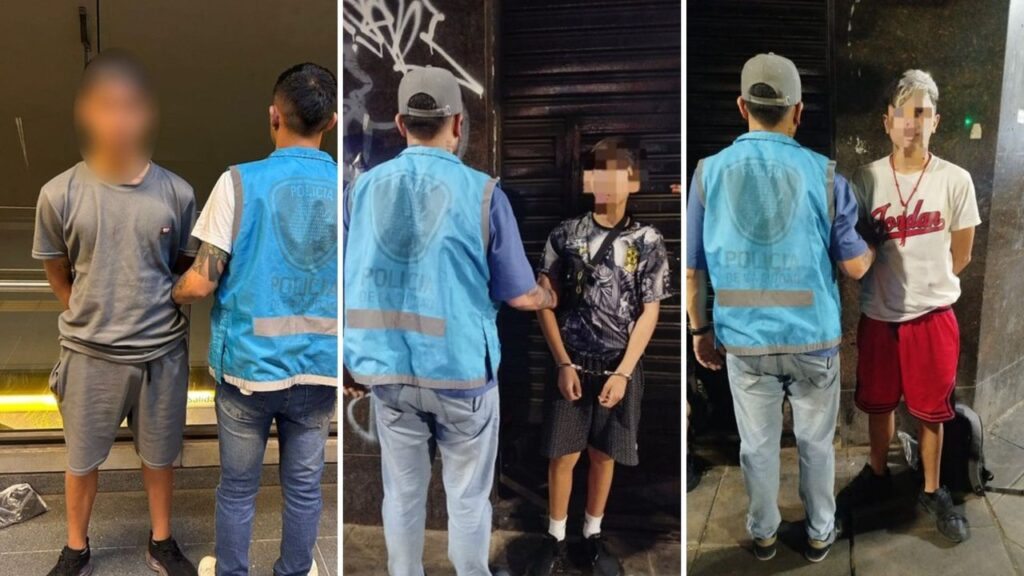 Tienen 14 y 15 años y ya fueron detenidos 27 veces en Capital Federal