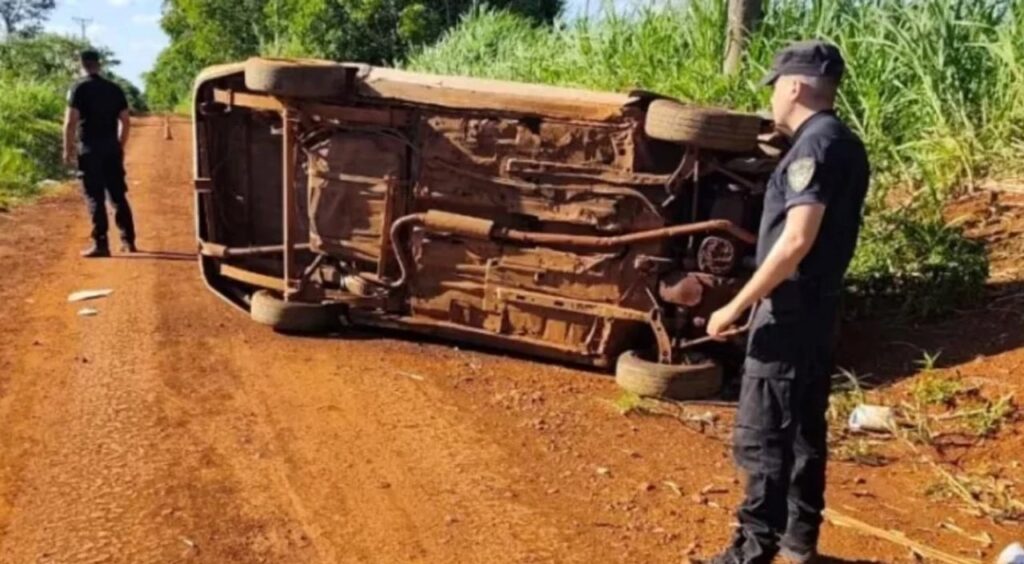 Tragedia en Oberá: manejaba alcoholizado, volcó y murió uno de sus hijos