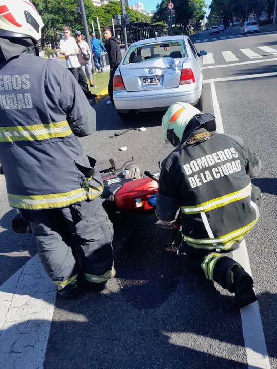 Feriado repleto de choques en Capital Federal