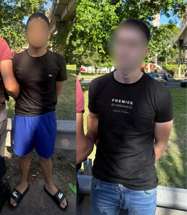 Tenían antecedentes por tenencia de arma de guerra y los detuvieron tras una persecución