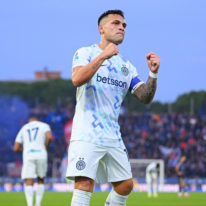Inter venció al Pisa en la Serie A con doblete de Lautaro Martínez