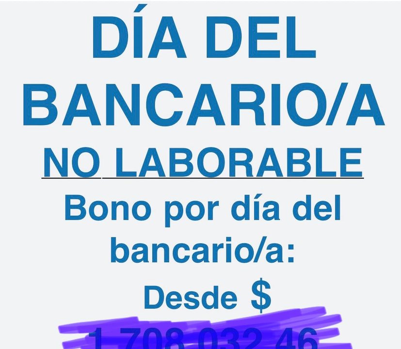 Los bancarios celebran su día con un superbono que supera las 6 cifras