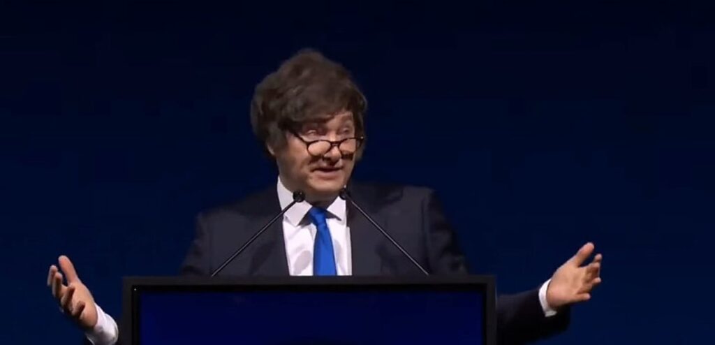 Milei participó de la gala del CPAC en Miami