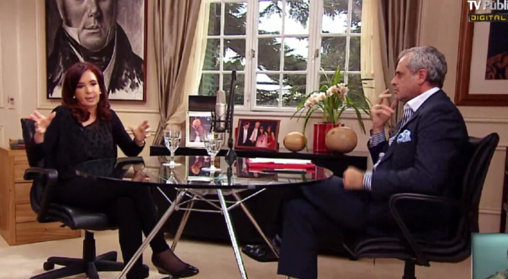 Jorge Rial contó qué le dijo Cristina Kirchner sobre su baile en el balcón