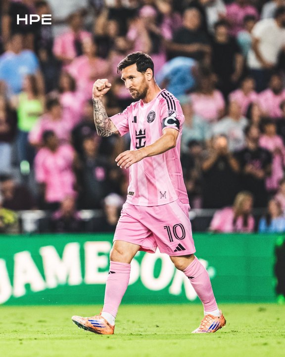 Messi brilló, Inter Miami goleó 4-0 a Nashville y avanzó en los playoffs de la MLS