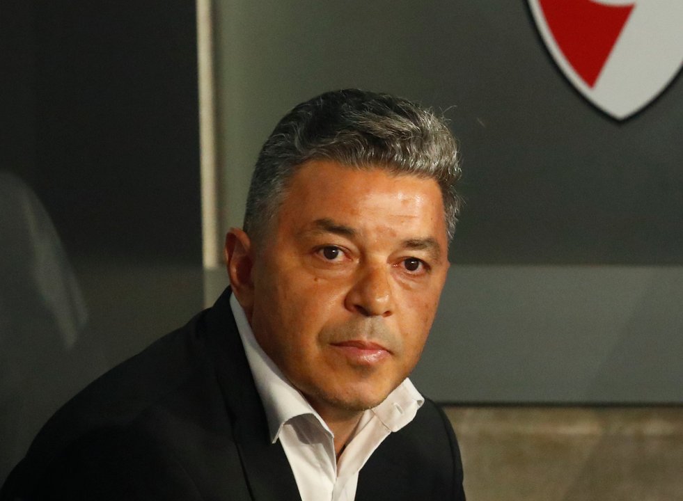 Marcelo Gallardo suspendió la conferencia de prensa y otra vez se fue sin hablar