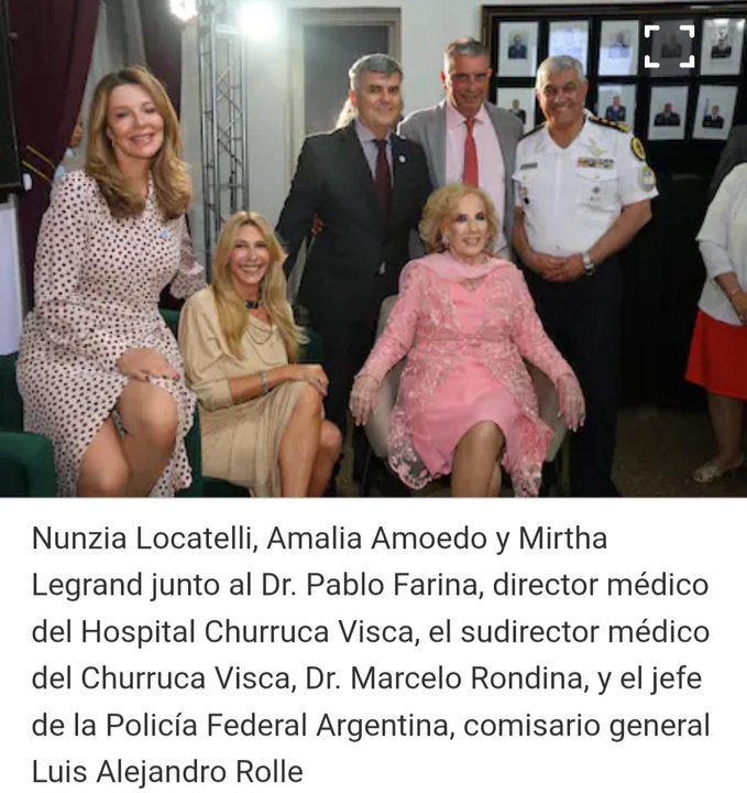 Mirtha Legrand, presente en la gala de la Fundación Policía Federal Argentina
