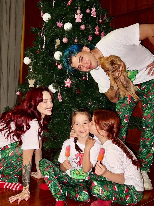 La romántica Navidad en familia de La Joaqui y Luck Ra