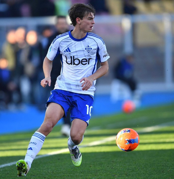 Con gol de Nico Paz, el Como ganó y se ilusiona en la Serie A