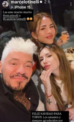 Brindis, familia y mensajes emotivos: así celebraron la Navidad los famosos puertas adentro