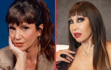 ¡Está igual! Aparecieron las primeras fotos de Cecilia Roth lookeada como Moria Casán y son una bomba