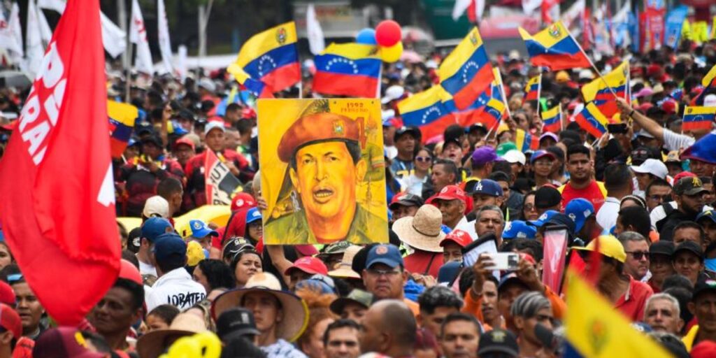 Protestas en Caracas para pedir la liberación de Maduro
