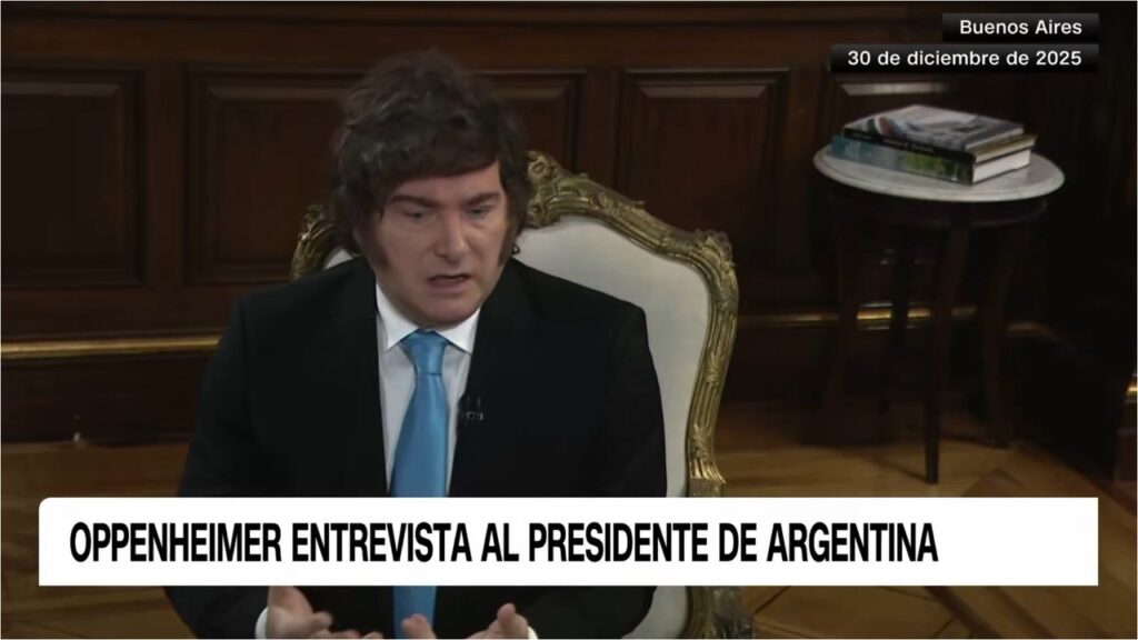 VIDEO: Javier Milei reveló que se mudó a un depósito de herramientas en la Quinta de Olivos