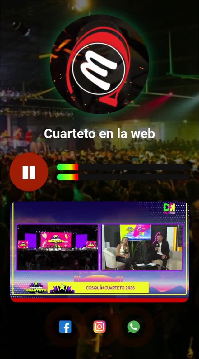 Mira y escucha el Cosquín cuarteto 2026 acá.