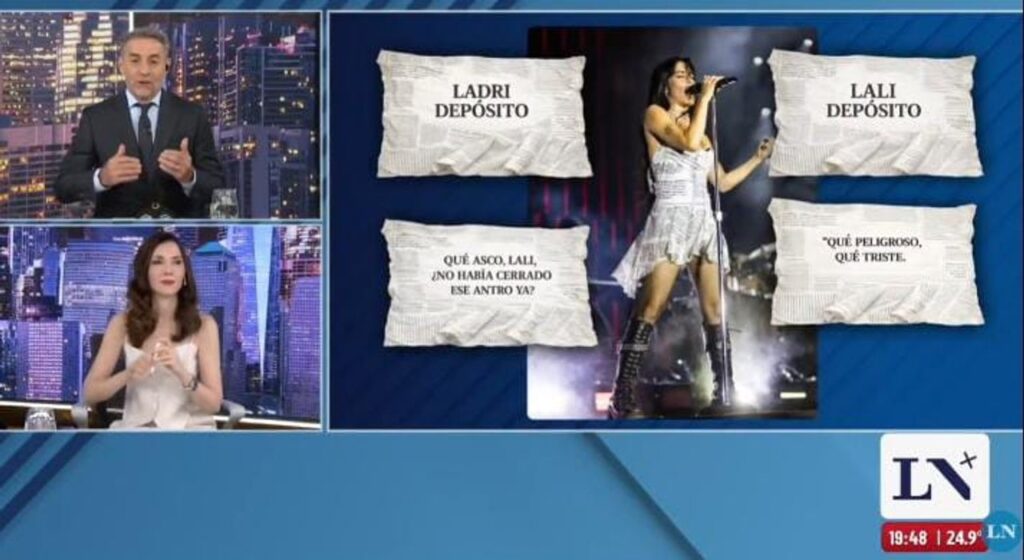 Papelón en vivo: Majul cantó “Los viejos vinagres” para competir con Lali y aseguró que está “más afinado” que ella