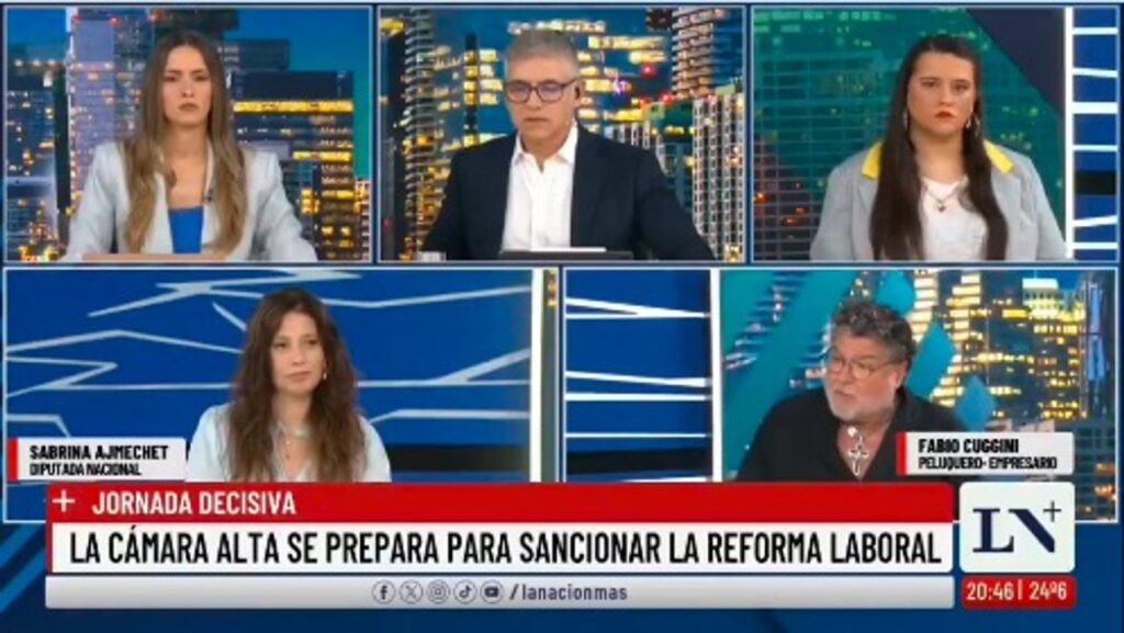 Fabio Cuggini apuró a la diputada Sabrina Ajmechet: “Milei está haciendo un desastre y vos también estas colaborando, así que calladita la boca”