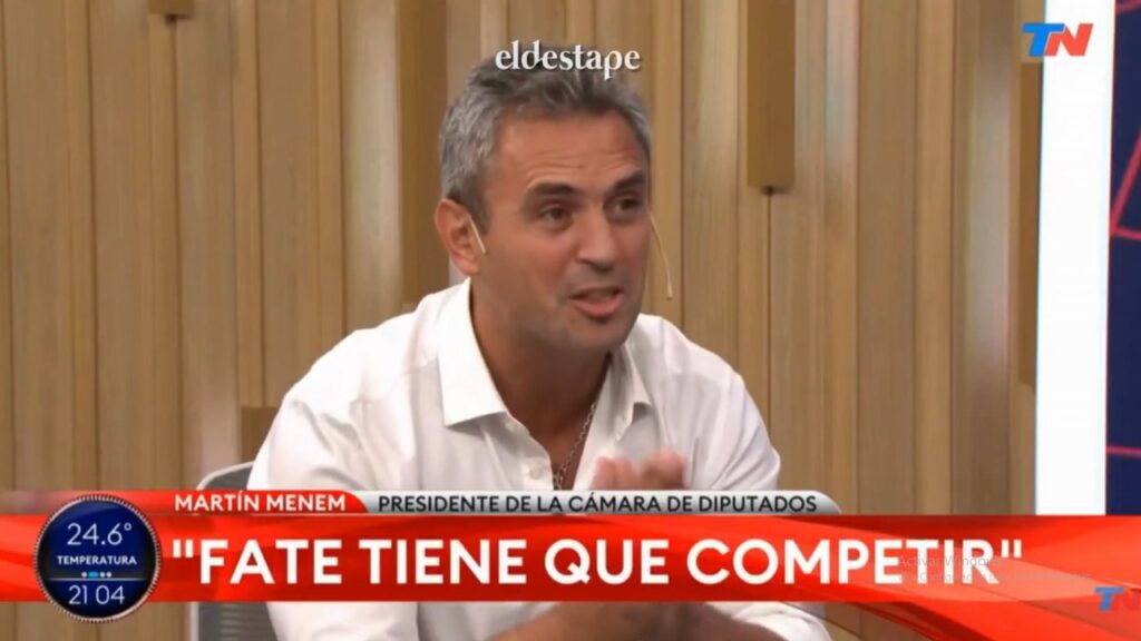Martín Menem sobre el cierre de Pymes: “Los problemas de las empresas en la Argentina es por el exceso de Estado”