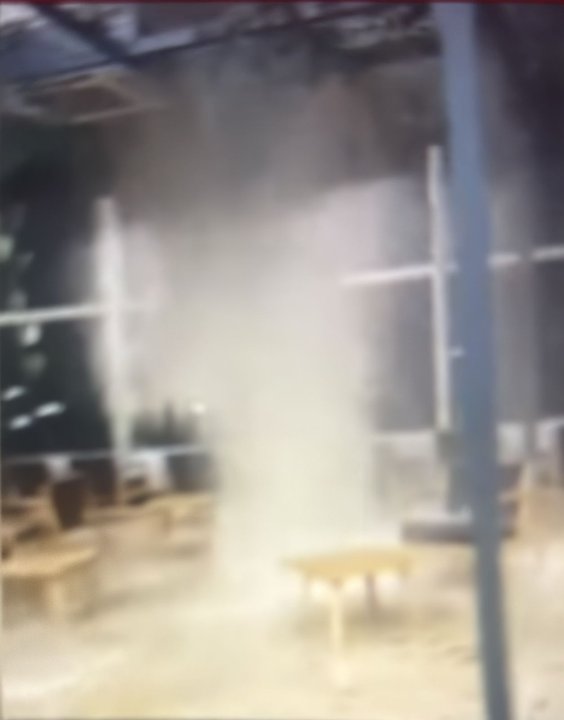 Complicaciones en Aeroparque por la fuerte tormenta de anoche