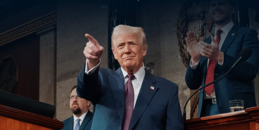 Trump alabó su propia gestión y afirmó que Estados Unidos "está más fuerte que nunca"