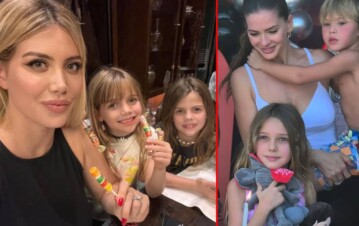 Impacto total: Wanda Nara reveló qué dicen sus hijas de la China Suárez y es un escándalo