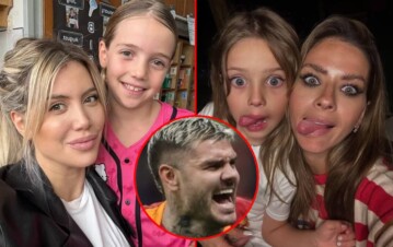 La charla de las hijas de Wanda Nara con la psicóloga tras el malla-gate que salpicó a la China Suárez y Mauro Icardi