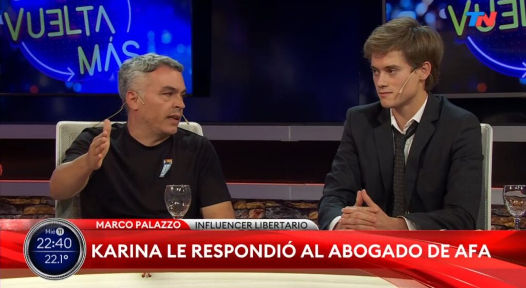 Troll libertario fue a discutir sobre la AFA en televisión y terminó domado tras demostrar su completa ignorancia
