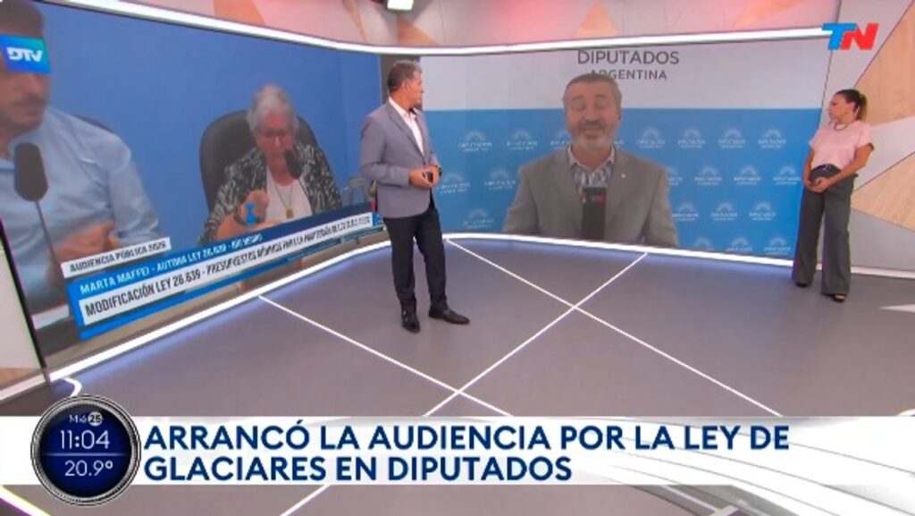 El gobierno le tiene miedo al debate por la ley de glaciares, limitó los oradores y no deja entrar a la prensa