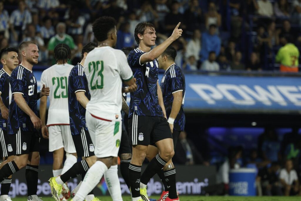 Sorpresa total: Mauritania marcó ante Argentina sobre el final