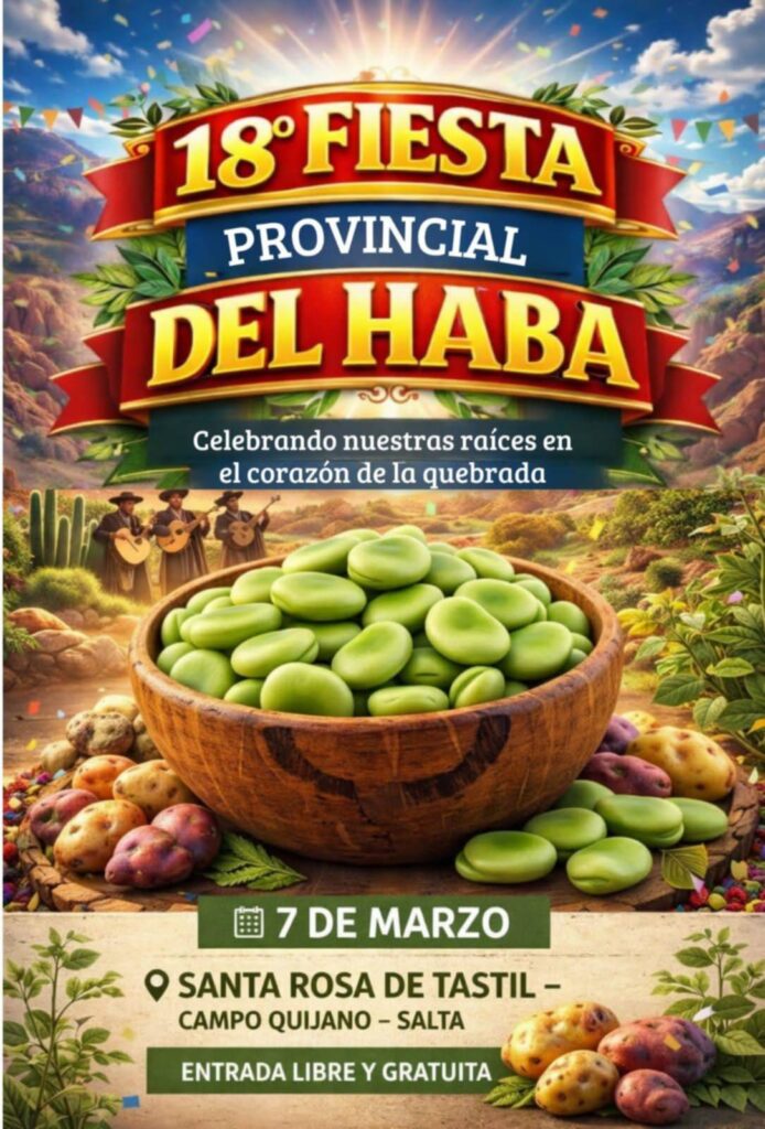 El mejor plan para el "finde", la Fiesta del Haba en Santa Rosa de Tastil