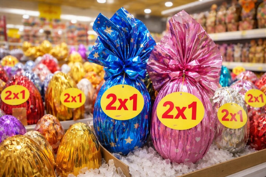 Huevos de Pascua: cuánto cuestan y dónde se pueden conseguir 2 x 1 antes del domingo