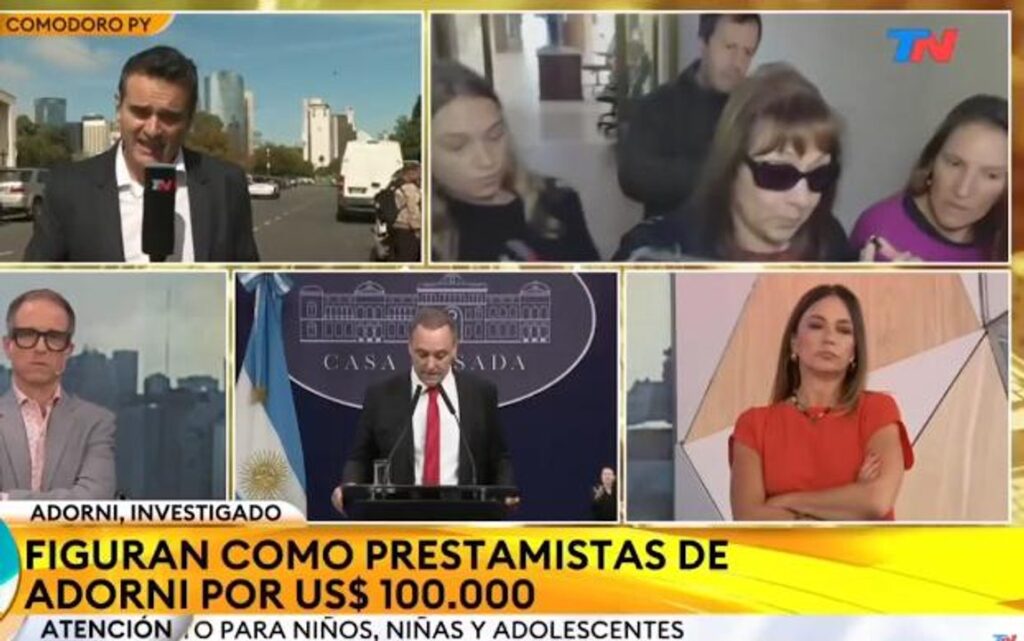 “¿De dónde saca la guita?”: declararon las prestamistas de Adorni y en TN lo prendieron fuego